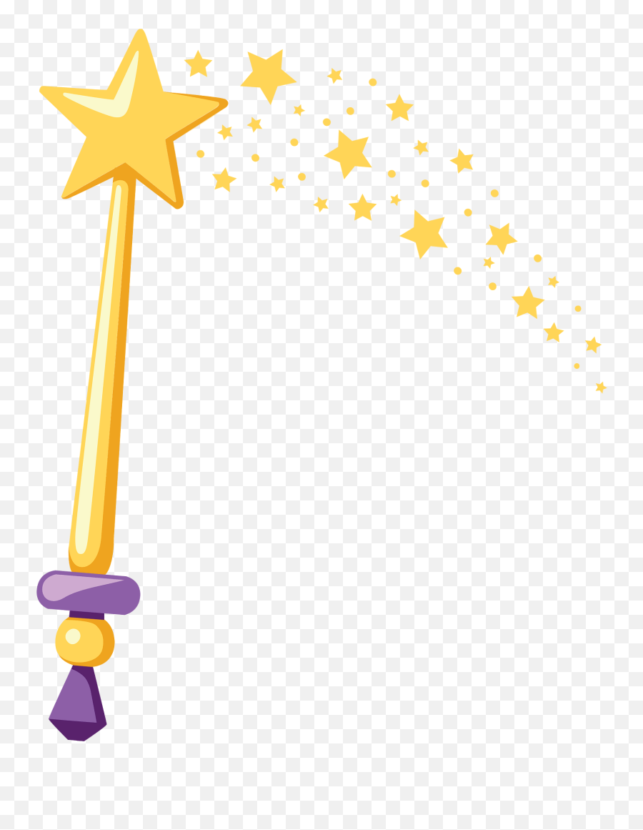 Magic Wand Clipart Free Download Transparent Png Creazilla Emoji,Magical Clipart