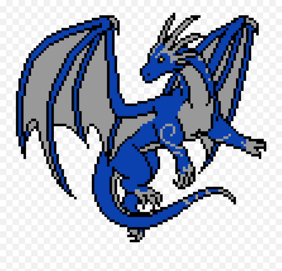 Pixel Art Gallery Emoji,Cool Dragon Logo