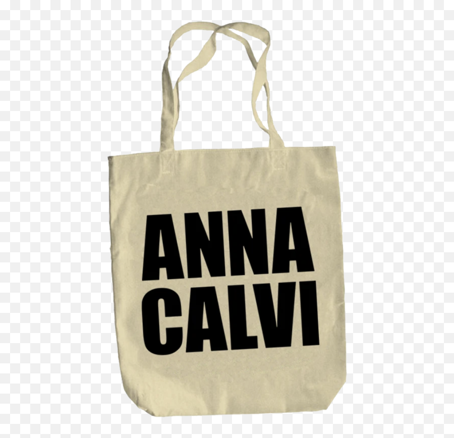 Anna Calvi - Anna Calvi Logo Tote Bag Natural Anna Calvi Emoji,Handbag Logo