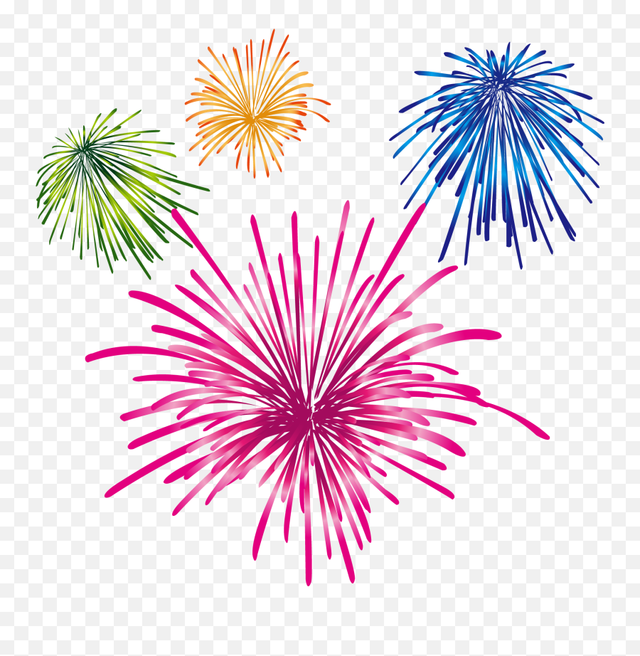 Fireworks Png Clipart Background Free Download - Free Transparent Background Fireworks Cartoon Emoji,Firework Png