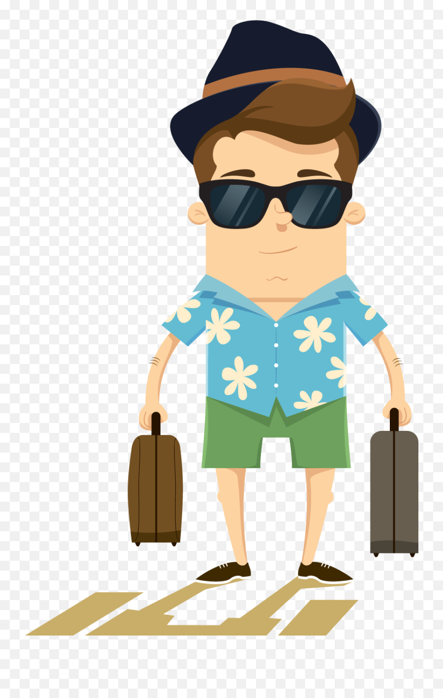 Download Summer People Travel Up To Vector Vecteur Clipart Emoji,Free Travel Clipart
