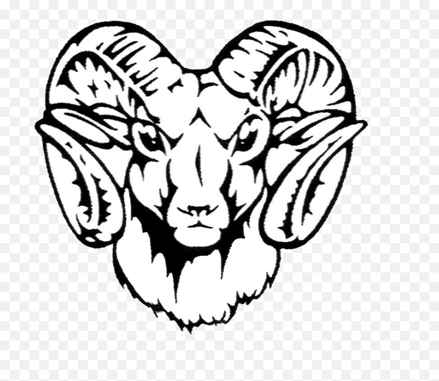Team Home Whitehall - Ram Head Clipart Emoji,Rams Logo