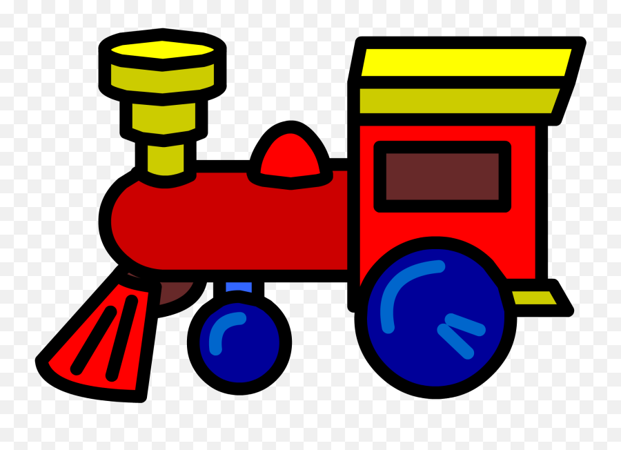 Toy Train - Toy Train Clipart Png Emoji,Train Clipart