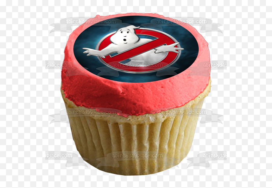 Ghostbusters Logo Ghost Edible Cake - Birthday Cake Sean Connery Bond Emoji,Ghostbusters Logo
