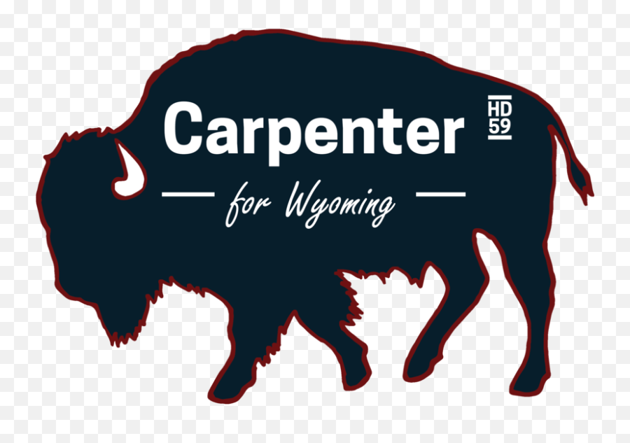 Carpenter For Wyoming - Repeater Emoji,Buffalo Logo