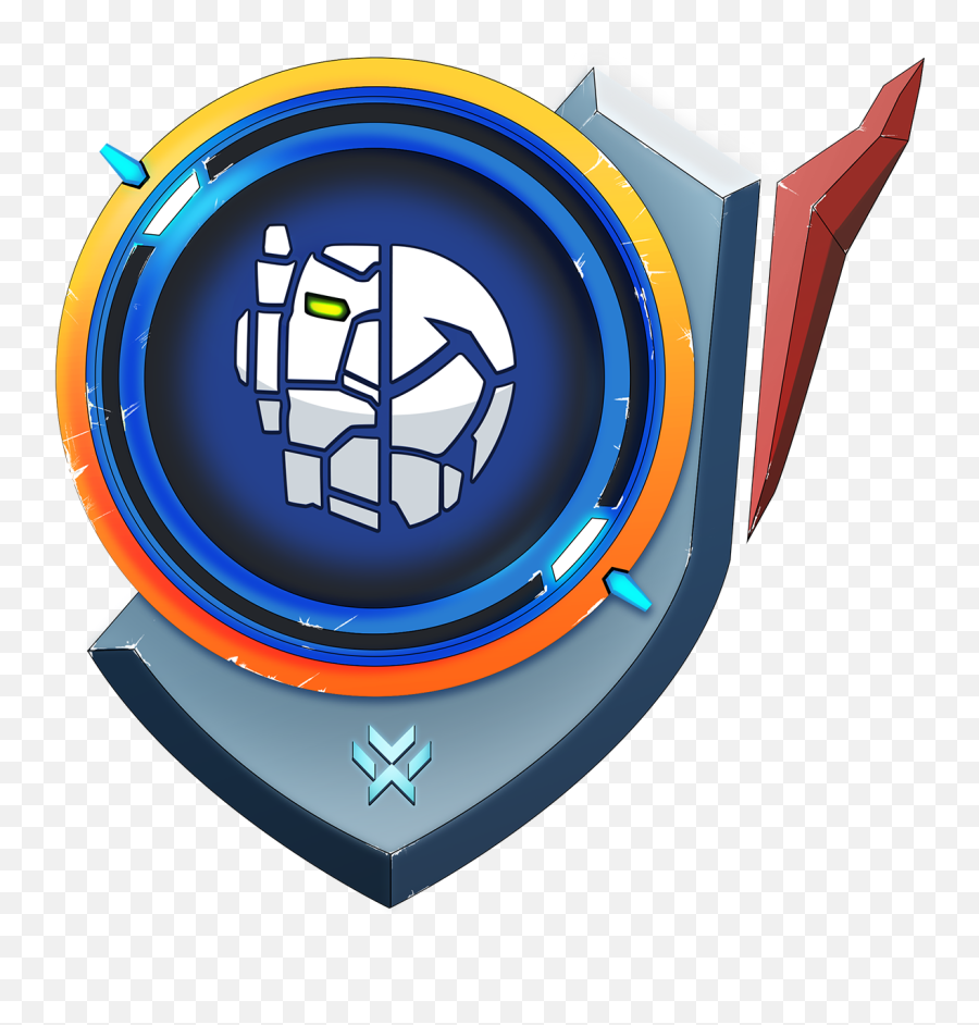 Voltron Badge Blue - Legendary Defender Emoji,Voltron Logo