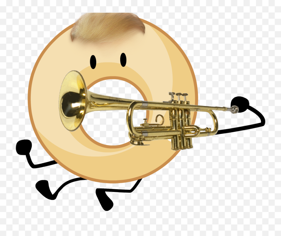 Donuttrumpet - Trumpet Full Size Png Download Seekpng Donut Bfb Emoji,Trumpet Png