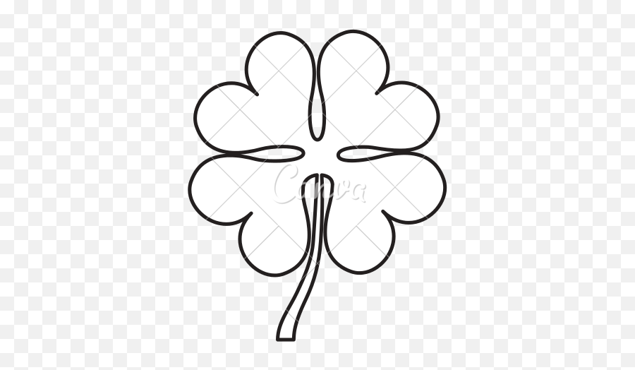 Clover Leaf Isolated Icon - Clover 550x550 Png Clipart Girly Emoji,Clover Png