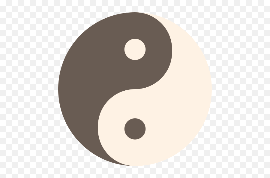 Cropped - Vector Yin Yang Svg Emoji,Yin And Yang Png