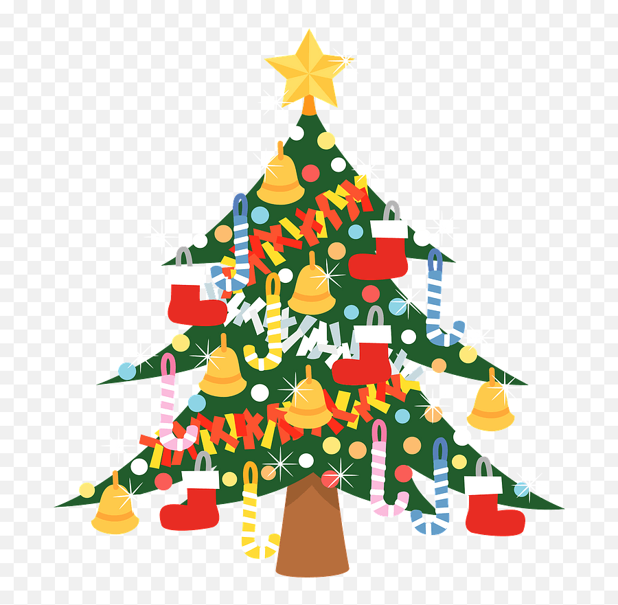 Christmas Tree Clipart Free Download Transparent Png - Christmas Day Emoji,Christmas Trees Clipart