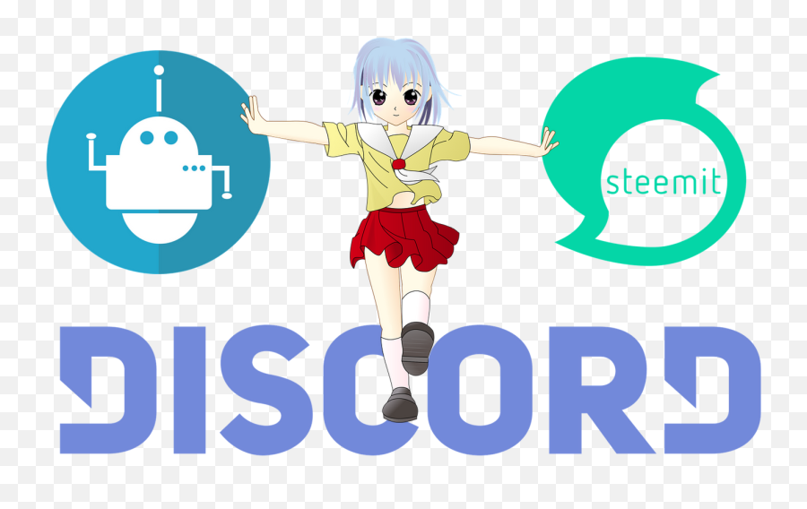 Download Discord Logo - Walking Girl Full Size Png Image Discord Logo Emoji,Discord Logo