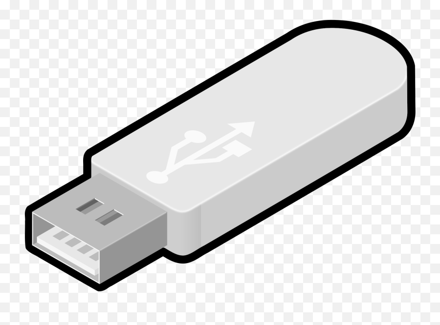 Computer Clipart Pendrive - Clip Art Flash Drive Png Transparent Usb Drive Icon Emoji,Computer Clipart