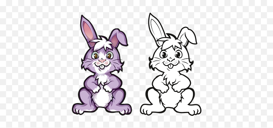 300 Beautiful Free Rabbit Vector - Pixabay Pixabay Happy Emoji,Bunny Clipart Black And White