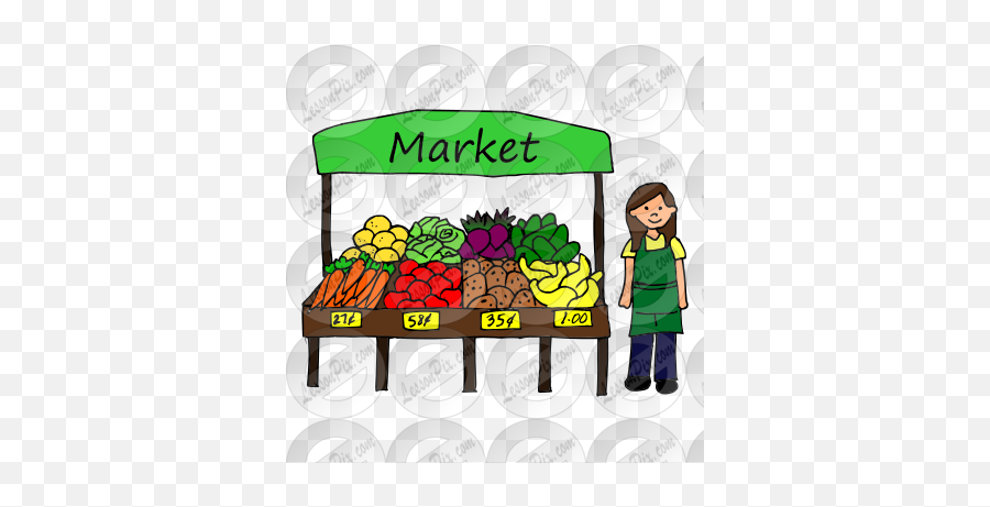 Market Picture For Classroom Therapy Emoji,Market Clipart