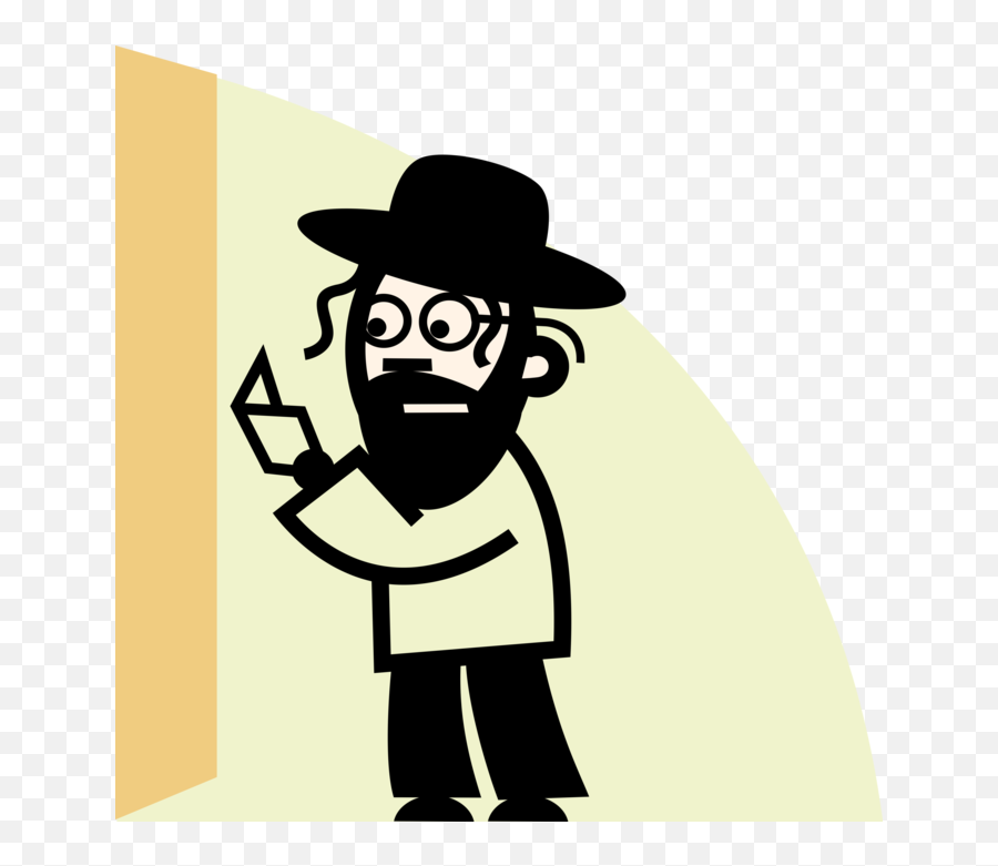 Rabbi Clipart Hebrews - Costume Hat Emoji,Rabbi Clipart