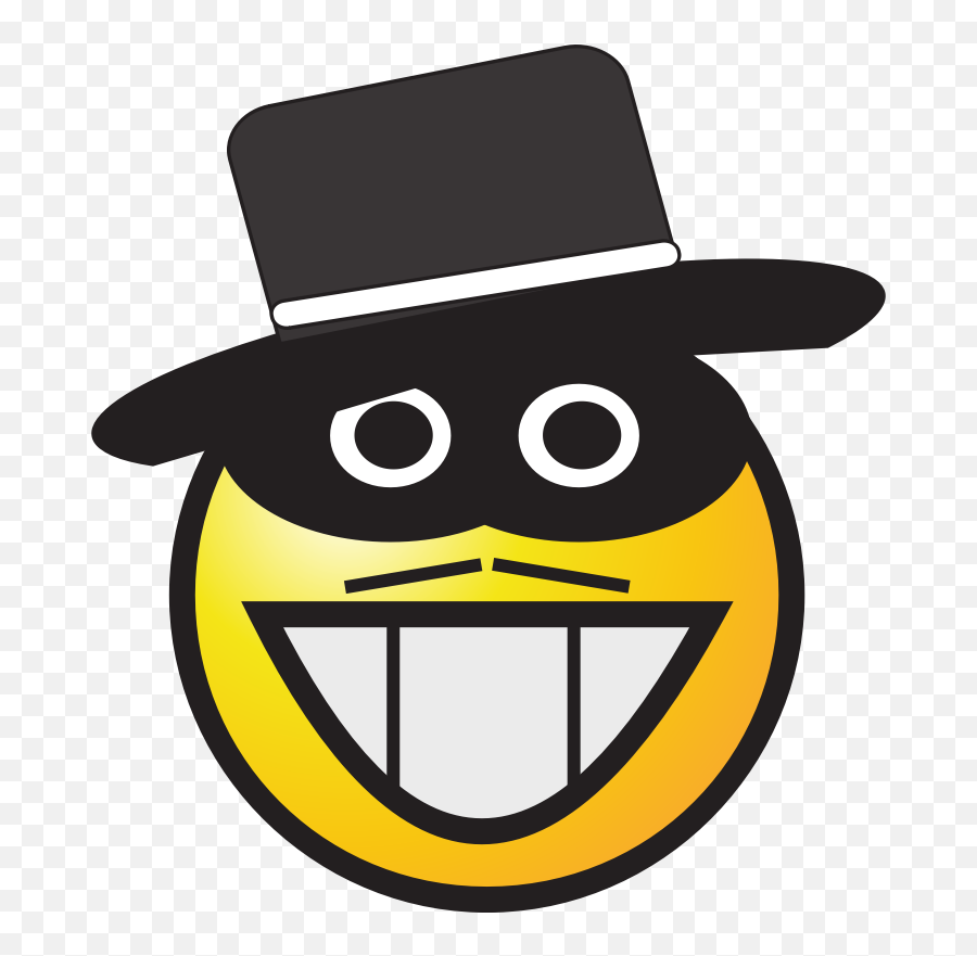 Cartoon Zorro Smiley Clipart Free Image - Gangster Smiley Emoji,Smiley Clipart