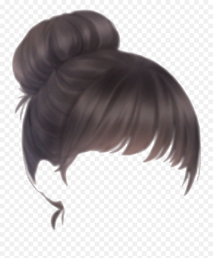 Anime Hair Png Free Download Png Arts - Love Nikki Hairstyles Buns Emoji,Anime Hair Png