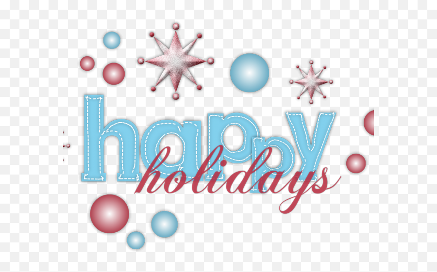 Generic Holiday Cliparts - Transparent Background Happy Holidays Free Clipart Emoji,Holiday Clipart