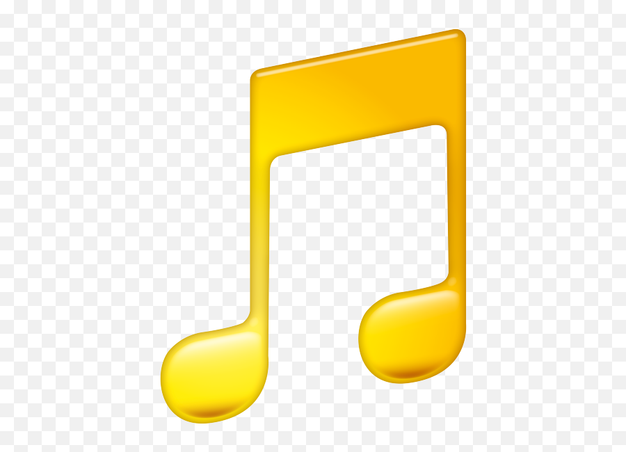 Is There A Music Note Emoji - Yellow Music Icon Note,Music Emoji Png
