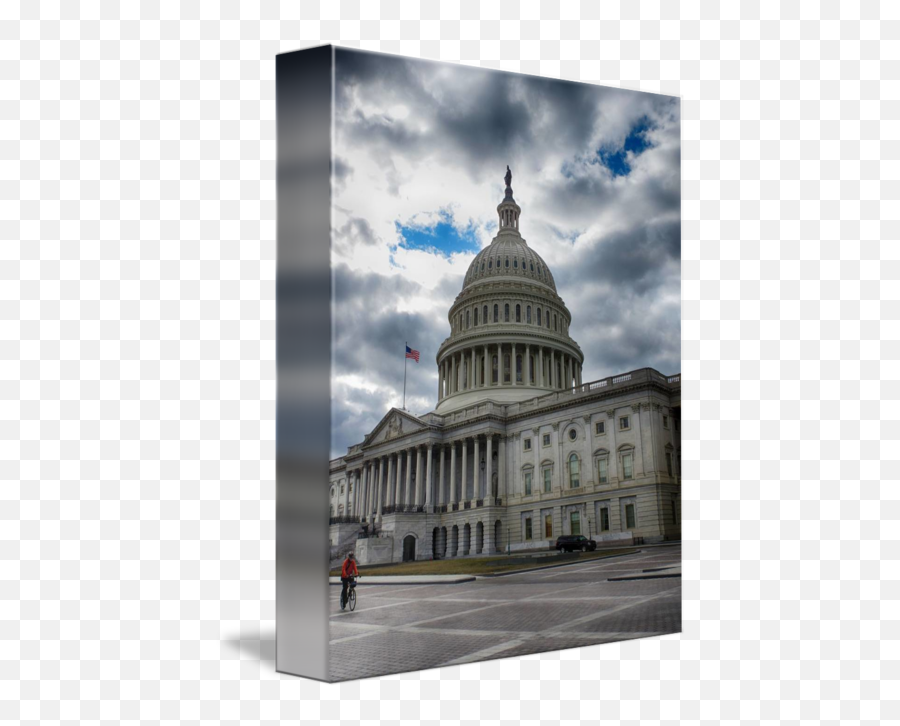 The Capitol Building In Washington Dc By Doug Swanson - Us Capitol Grounds Emoji,Capitol Building Png