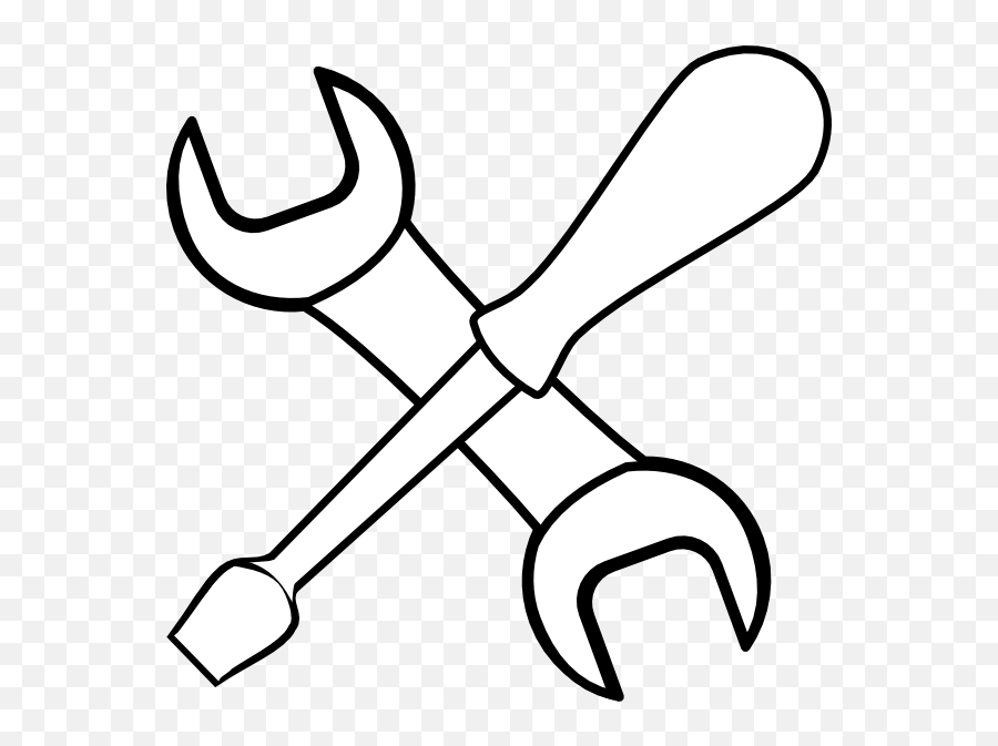 Construction Tools Clipart Black And White - Tool Clipart Clipart Of Construction Workers Black And White Emoji,Tools Clipart