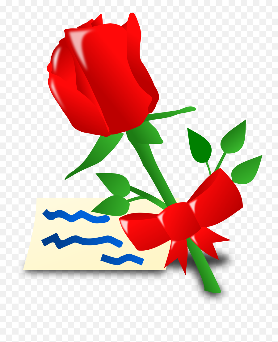 Roses Long Stem Rose Clipart Clipart Kid - Clipartix Free Download Rose Animated Emoji,Rose Clipart