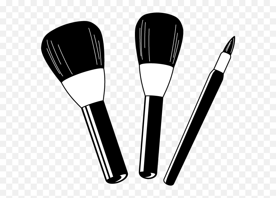 Free White Makeup Cliparts Download - Makeup Clipart Black And White Emoji,Makeup Clipart