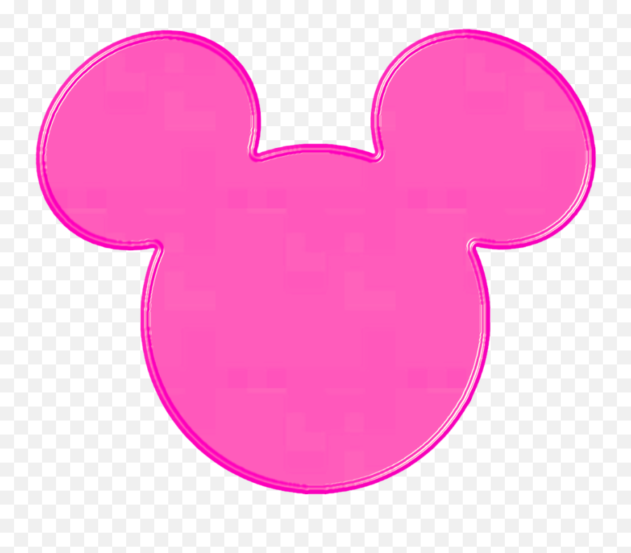 Pink Minnie Mouse Head Transparent Png Emoji,Minnie Mouse Head Png