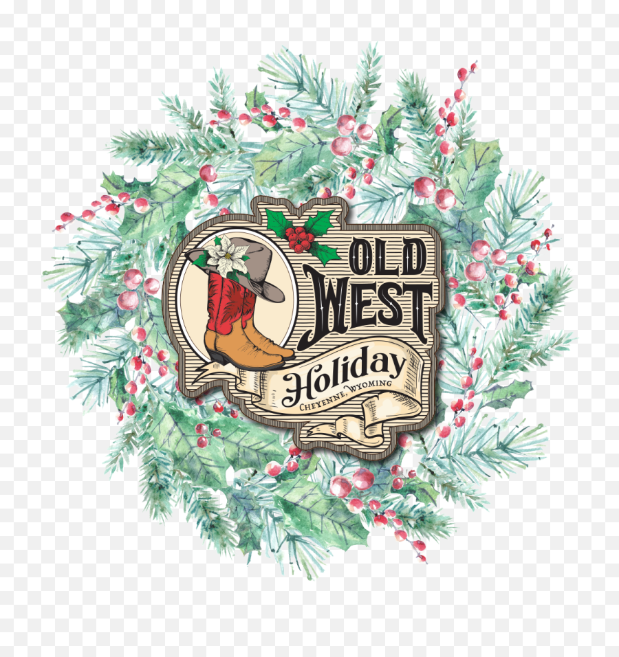 Old West Holiday Wreath Donation Emoji,Holiday Wreath Png