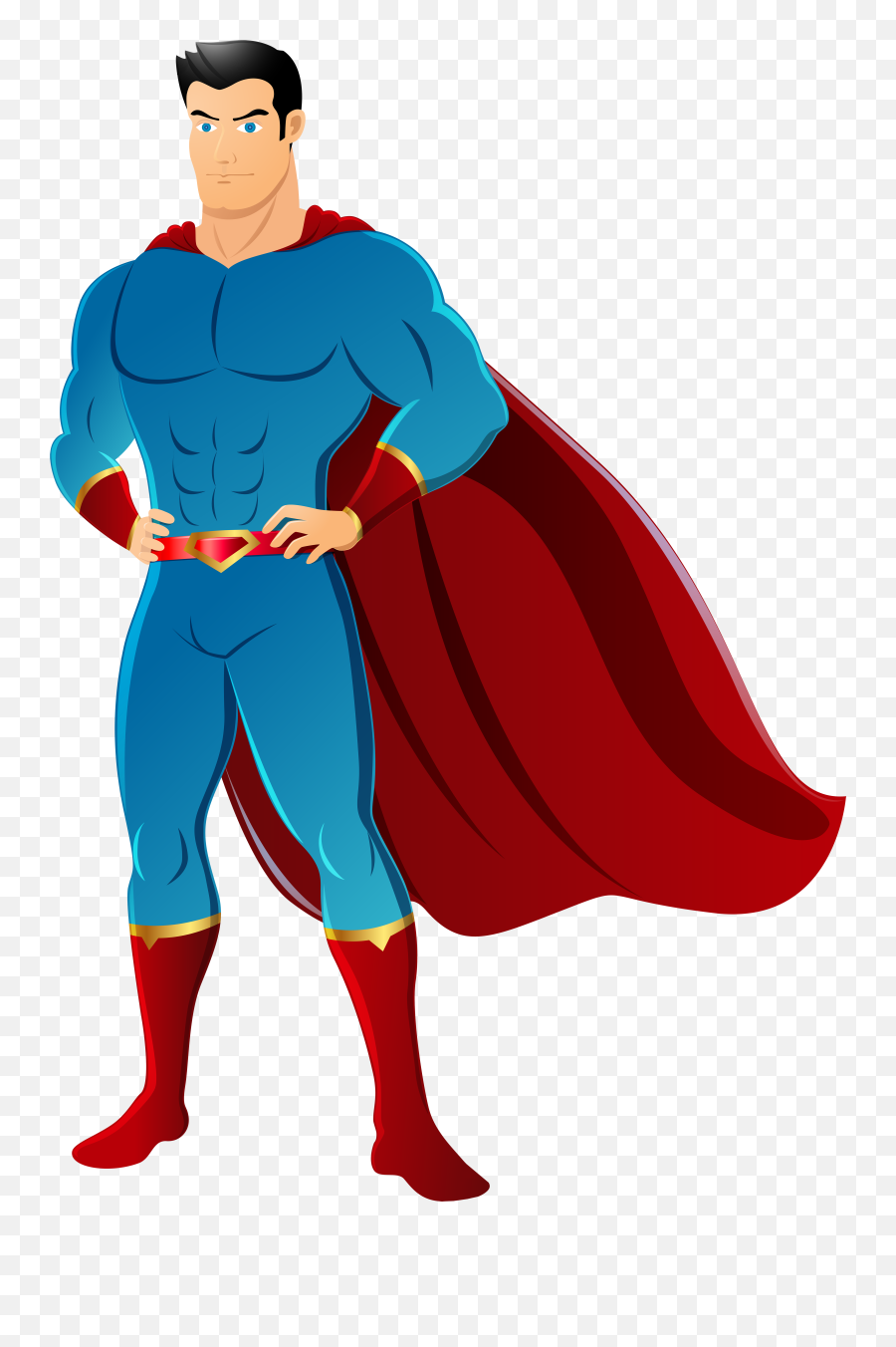 Superhero Cartoon Png U0026 Free Superhero Cartoonpng Emoji,Superman Logo Transparent Background