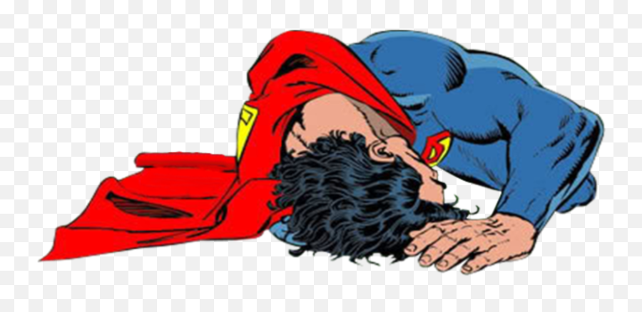 Poor Kitten - Superman Defeated Png Clipart Full Size Emoji,Poor Clipart