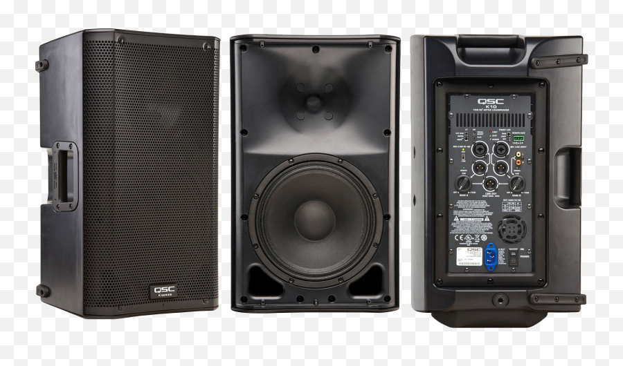 K10 Powered Speaker By Qsc Audio Products For Rent Apex Emoji,Qsc Logo