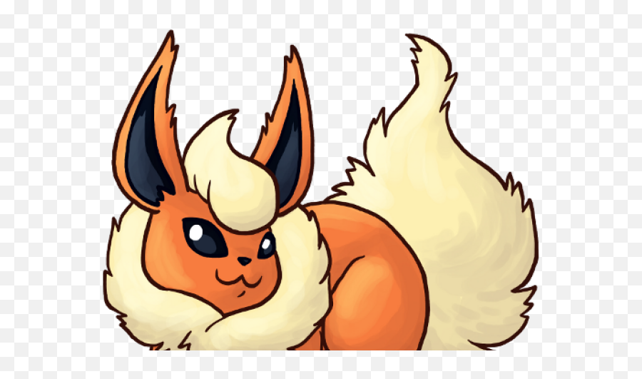 Download Hd Pokemon Clipart Flareon Transparent Png Image - Fictional Character Emoji,Pokemon Clipart