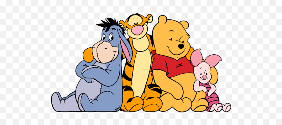 Disneyland Clipart Winne The Pooh - Winnie The Pooh Family Clip Art Emoji,Winnie The Pooh Clipart