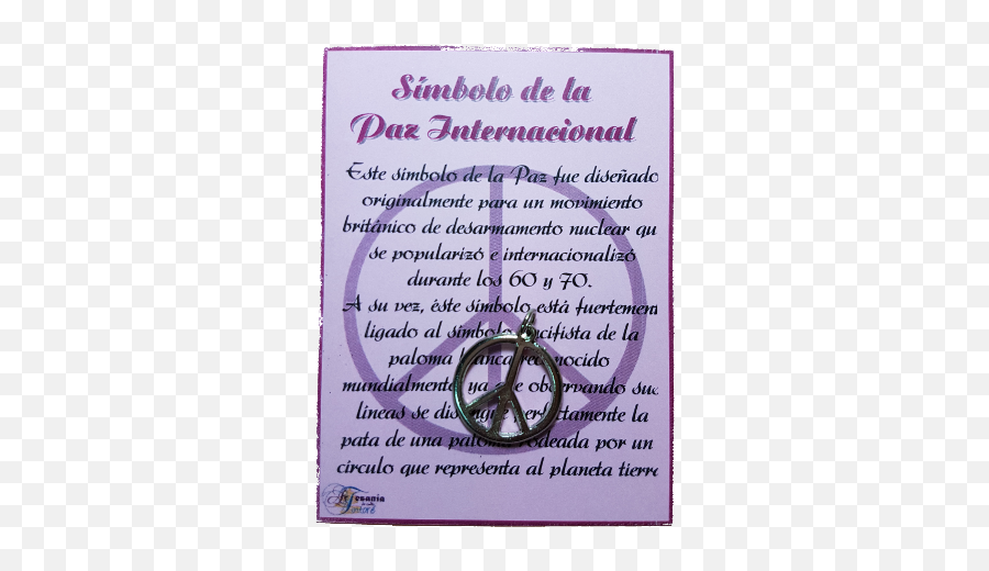 Peace Symbol 2cm - Crafts Esoteric Emoji,Paloma De La Paz Png