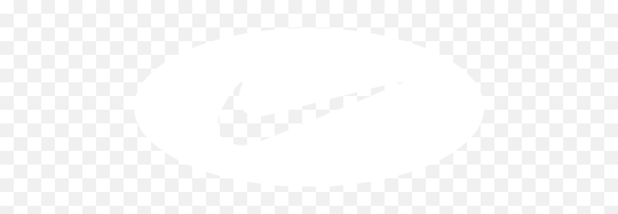 White Nike 3 Icon - Nike Logo In Oval Emoji,White Nike Logo