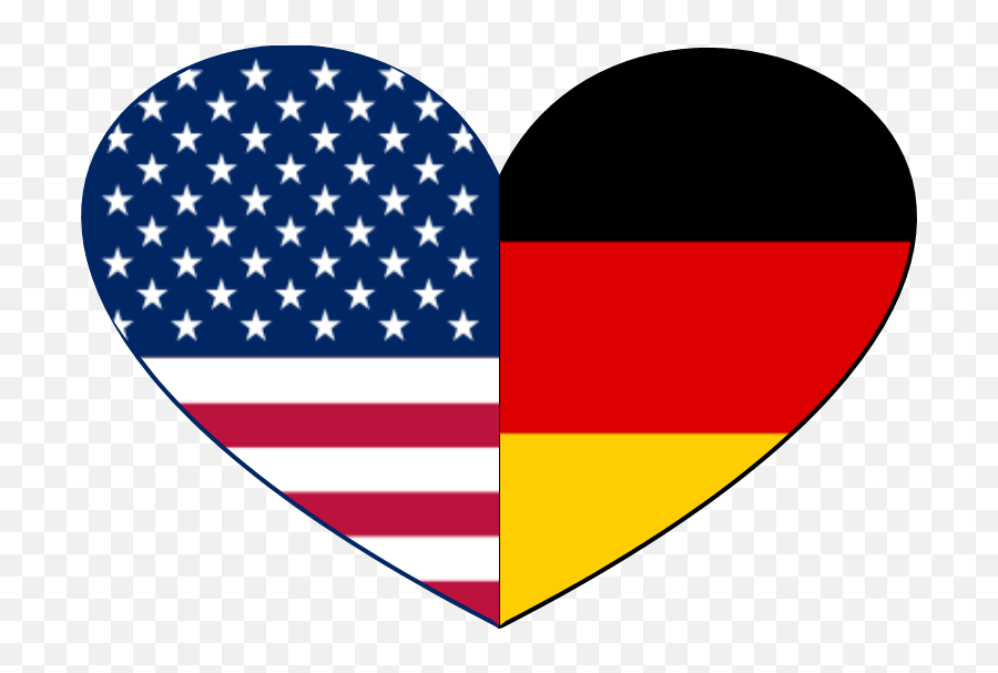 Library Of Usa Flag Heart Picture Black And White Png Files - Usa Uk Flag Round Emoji,Usa Clipart