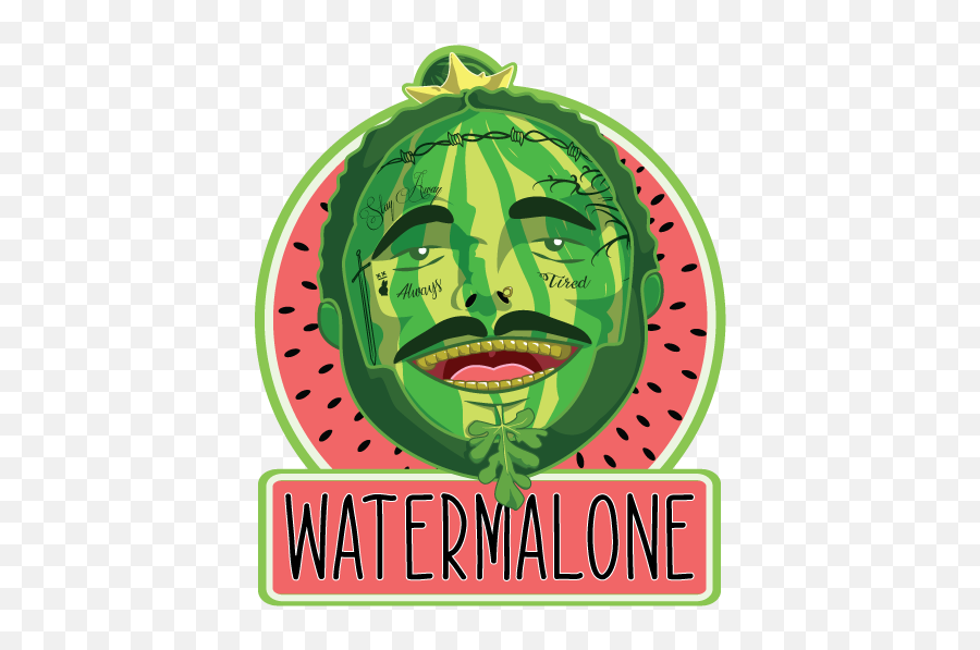 Post Malone Sticker - Post Malone Sticker Emoji,Post Malone Logo