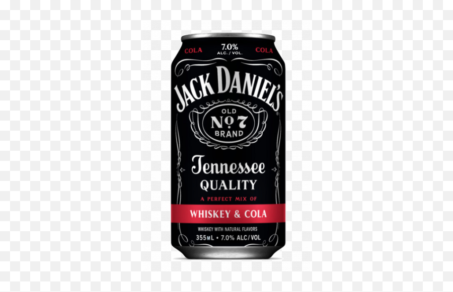 Jack Daniels Whiskey U0026 Cola - 4pk 355ml Jack Daniels Emoji,Jack Daniels Png