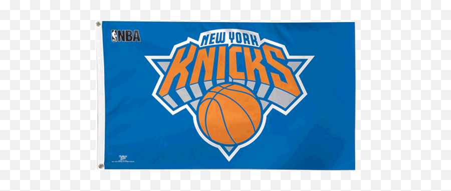Hockey Flags Banners - New York Knicks Blue Emoji,Nyknicks Logo
