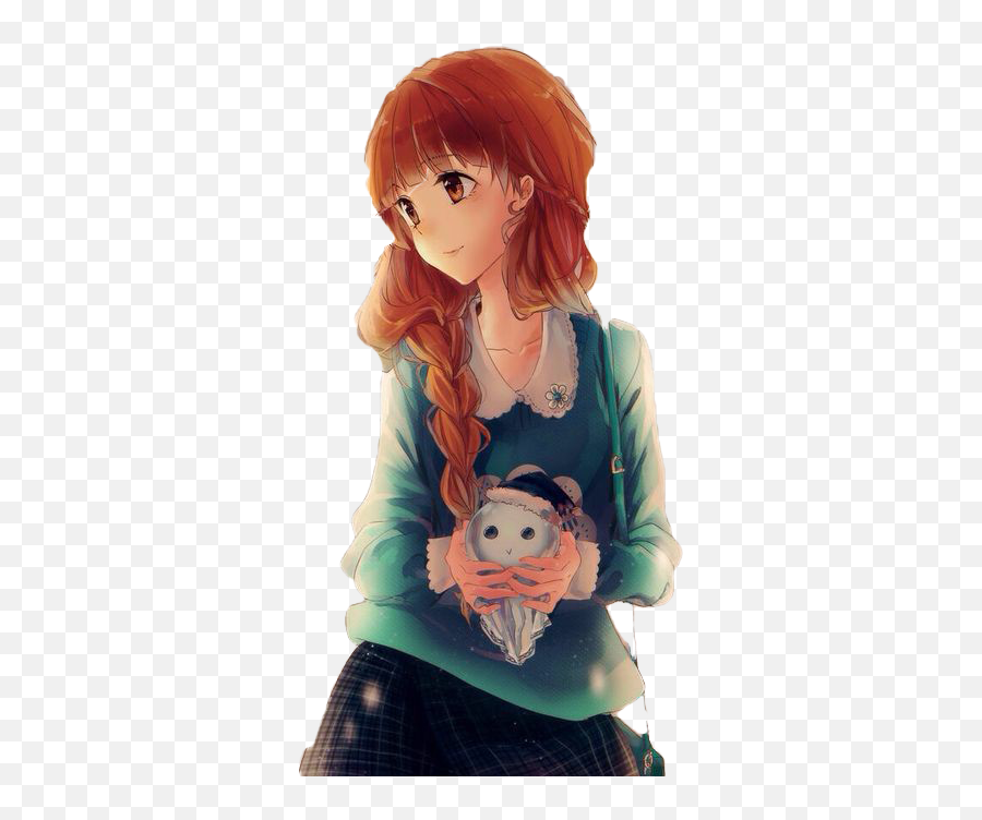 File History - Anime Girl With Caramel Hair Full Size Png Anime Girl With Braided Emoji,Anime Hair Png