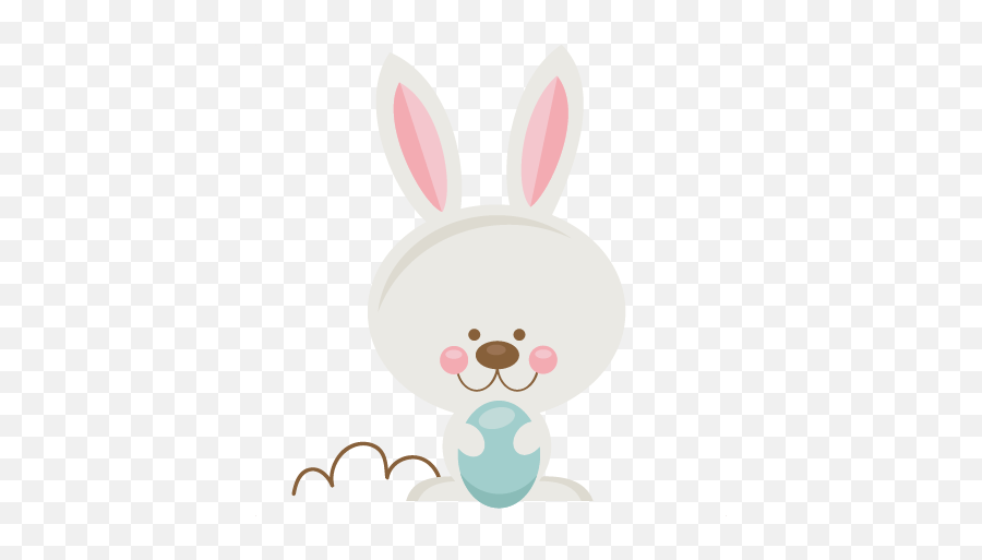 Easter Bunny Scrapbook Cuts Svg Cutting Files Doodle Cut - Happy Emoji,Doodle Clipart