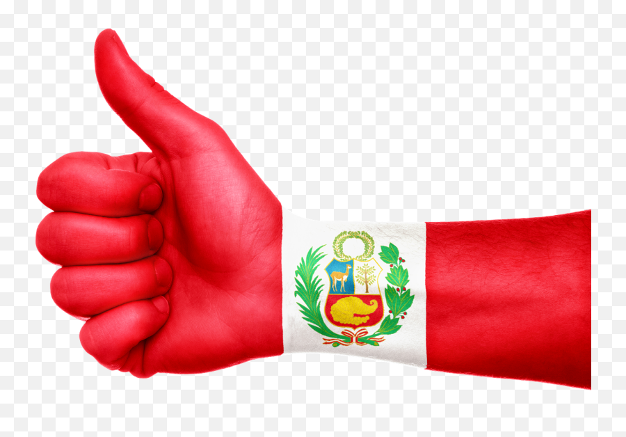 Peru Flag Hand Patriotic Png - Bandera Del Peru Mano Png Emoji,Peru Flag Png