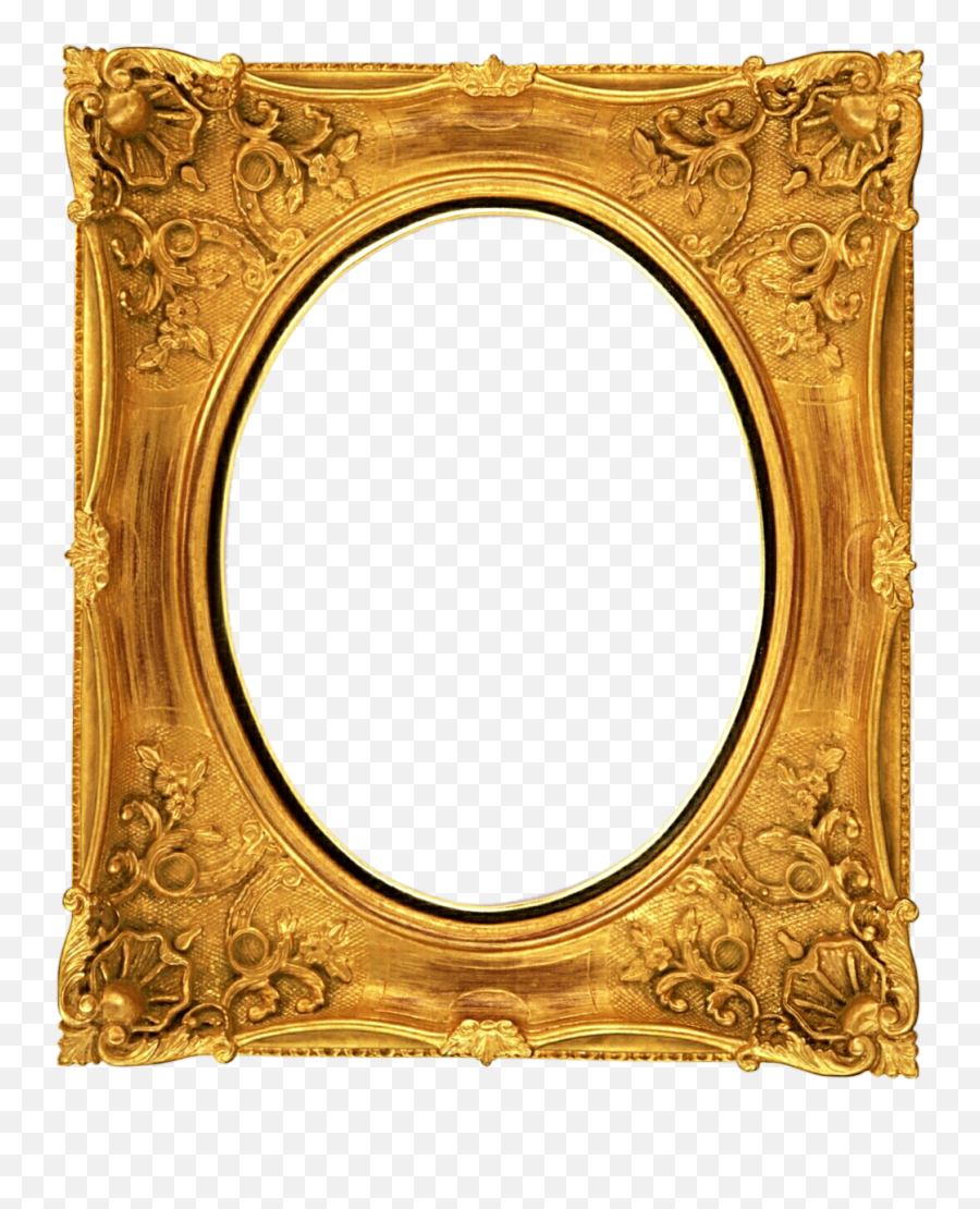 Victorian Frame Png - Fancy Gold Frame Vector Full Size Transparent Victorian Picture Frames Emoji,Fancy Frame Png