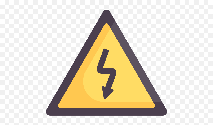 Electrical Danger Sign Emoji,Danger Png