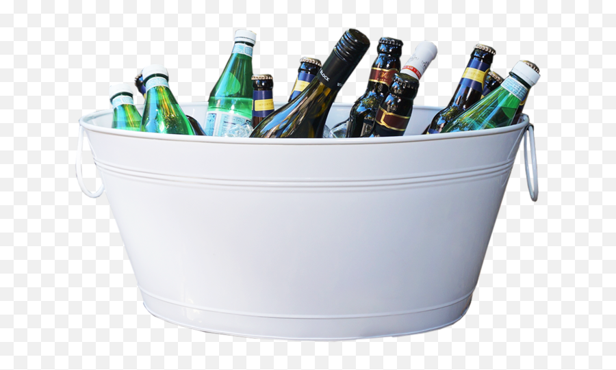 Brekx Great White Galvanized Party Tub - Transparent Beer Emoji,Beer Bucket Png