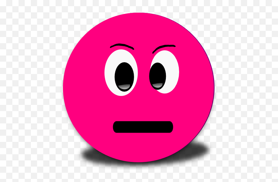 Confused Emoticon Confused Smiley Pink - Samrat Ashok Udhyan Emoji,Confused Clipart