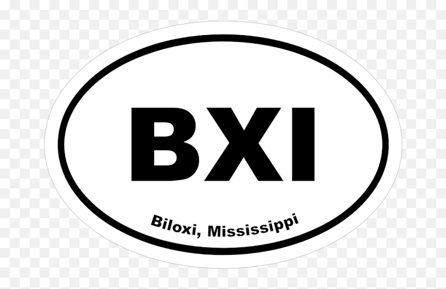Biloxi Mississippi Oval Stickers Emoji,Mississippi Clipart