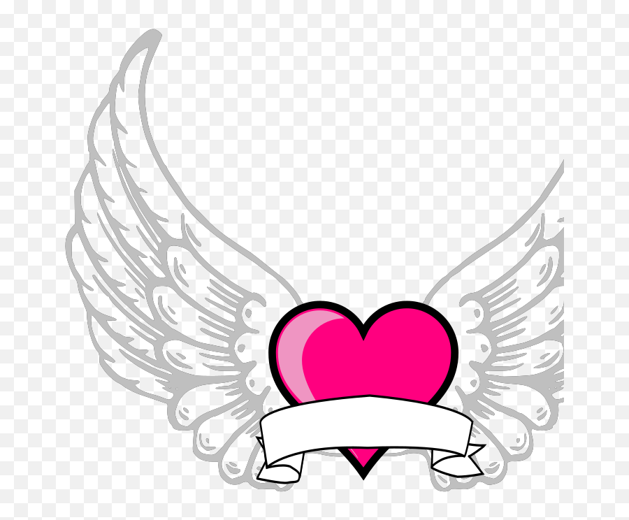 Angel Wings Tattoo Png Svg Clip Art For Web - Download Clip Angel Wings Outline Emoji,Angel Wings Clipart