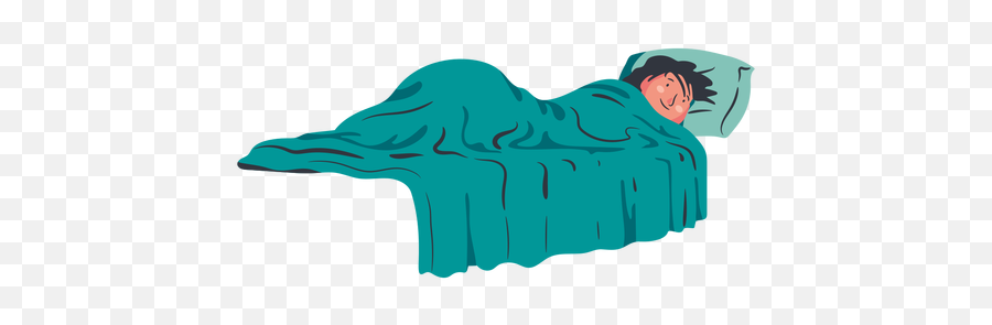 Boy Character Lying On Bed Flat - Transparent Png U0026 Svg Niño Acostado En Su Cama Emoji,Bed Transparent
